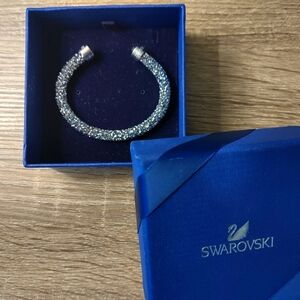 Swarovski Vintage Glam Rock Bangle Cuff Bracelet
